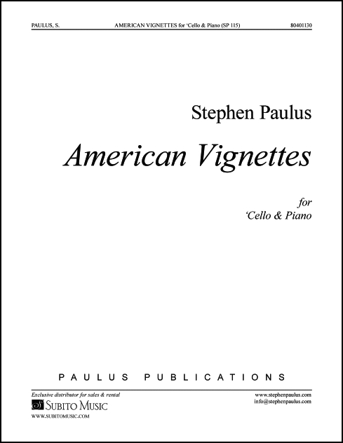 American Vignettes for Violoncello & Piano